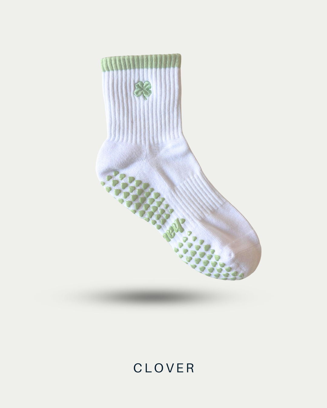 Crew Non Slip Grip Socks - Clover