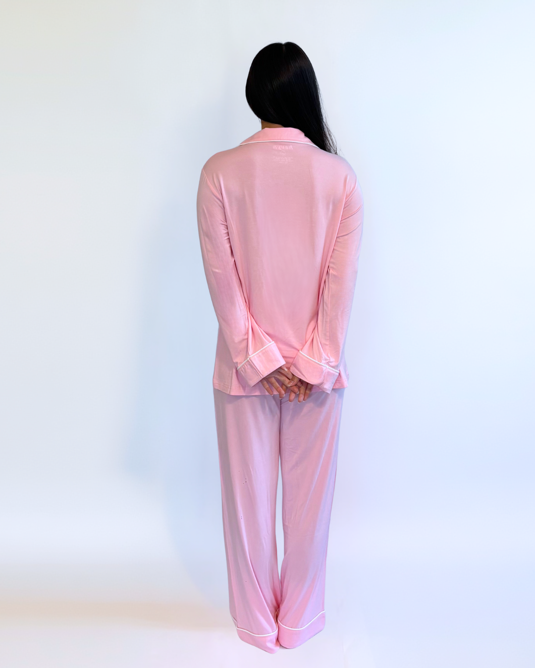 Women's Relaxed Long Sleeve Bamboo Pajama Set