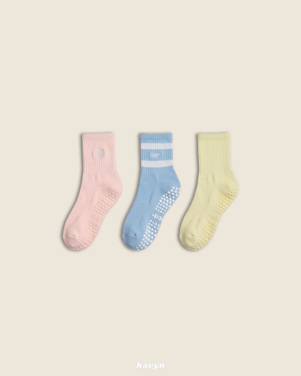 Grip Socks (V2): Coastal Collection 3-Pack