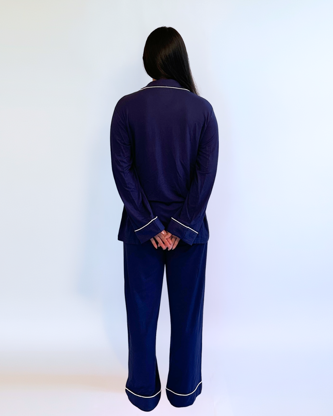 Women's Relaxed Long Sleeve Bamboo Pajama Set