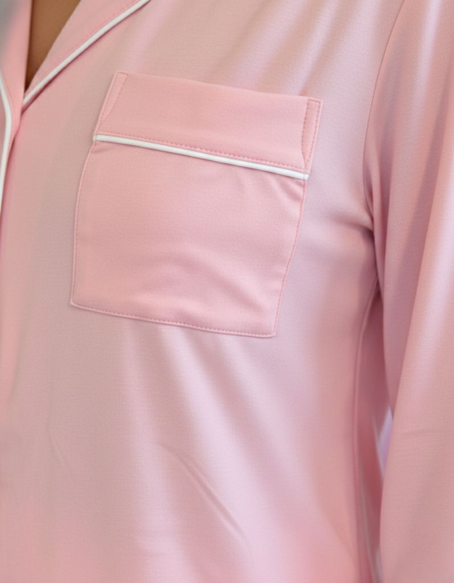 Women's Relaxed Long Sleeve Bamboo Pajama Set