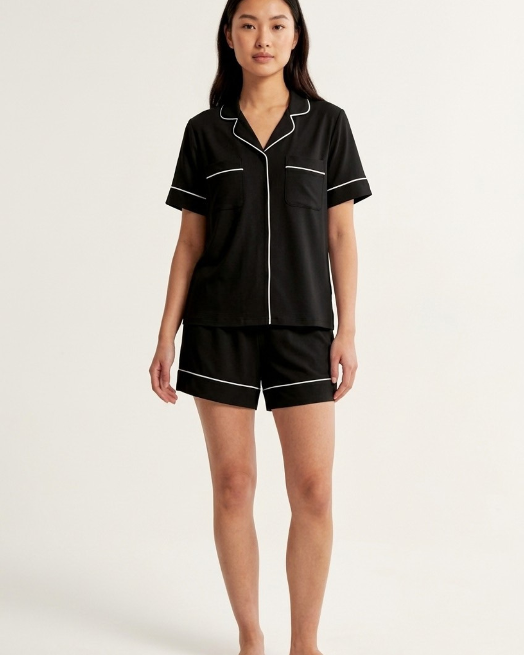 Relaxed Short Sleeve Bamboo Pajama Set