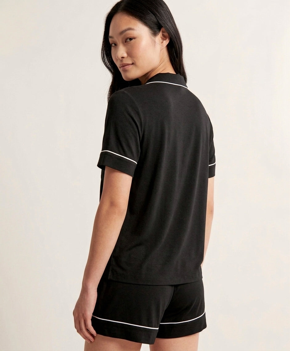 Relaxed Short Sleeve Bamboo Pajama Set