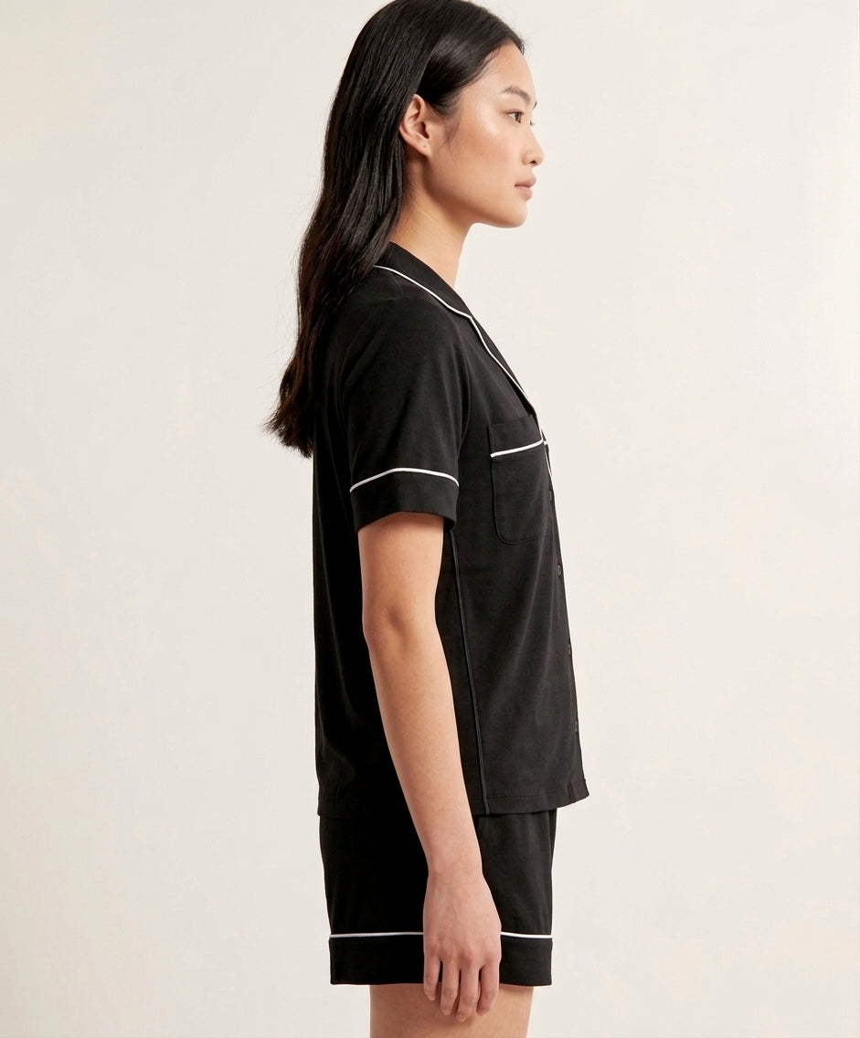 Relaxed Short Sleeve Bamboo Pajama Set