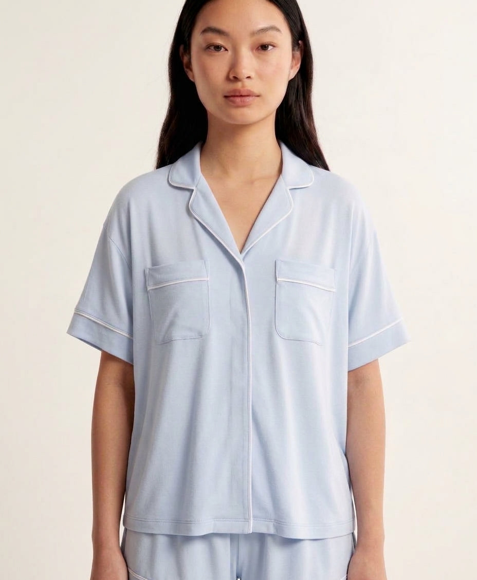 Relaxed Short Sleeve Bamboo Pajama Set